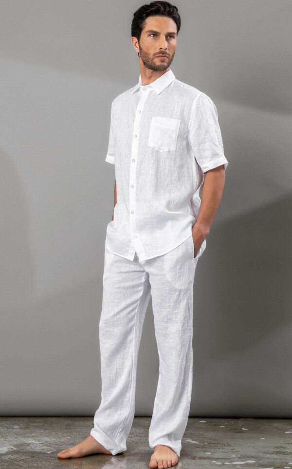 Image result for pyjama white grey  Modelos de calças, Calça linho,  Conjuntos de pijama